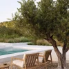 Jack Outdoor Loungefåtölj | Svartlackad, Mocha