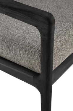 Jack Outdoor Loungefåtölj | Svartlackad, Mocha