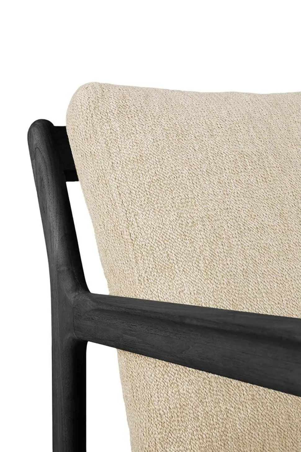 Jack Outdoor Loungefåtölj | Svartlackad, Natural