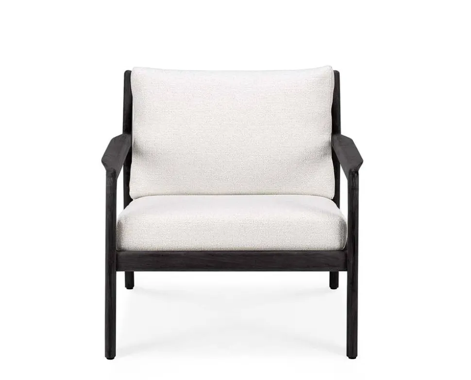 Jack Outdoor Loungefåtölj | Svartlackad, Off White