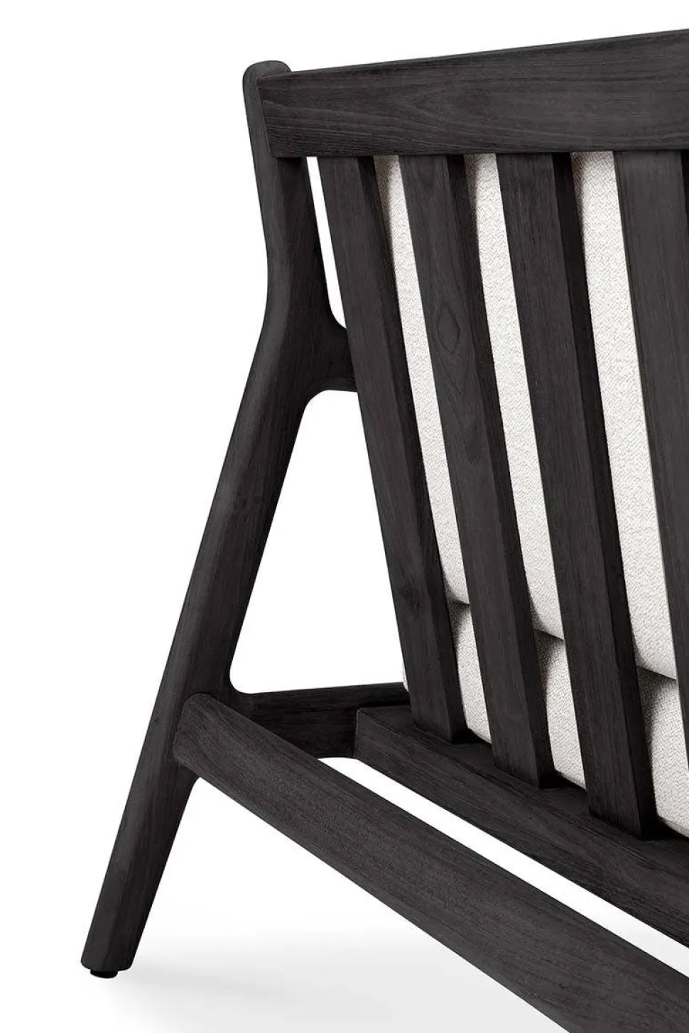 Jack Outdoor Loungefåtölj | Svartlackad, Off White