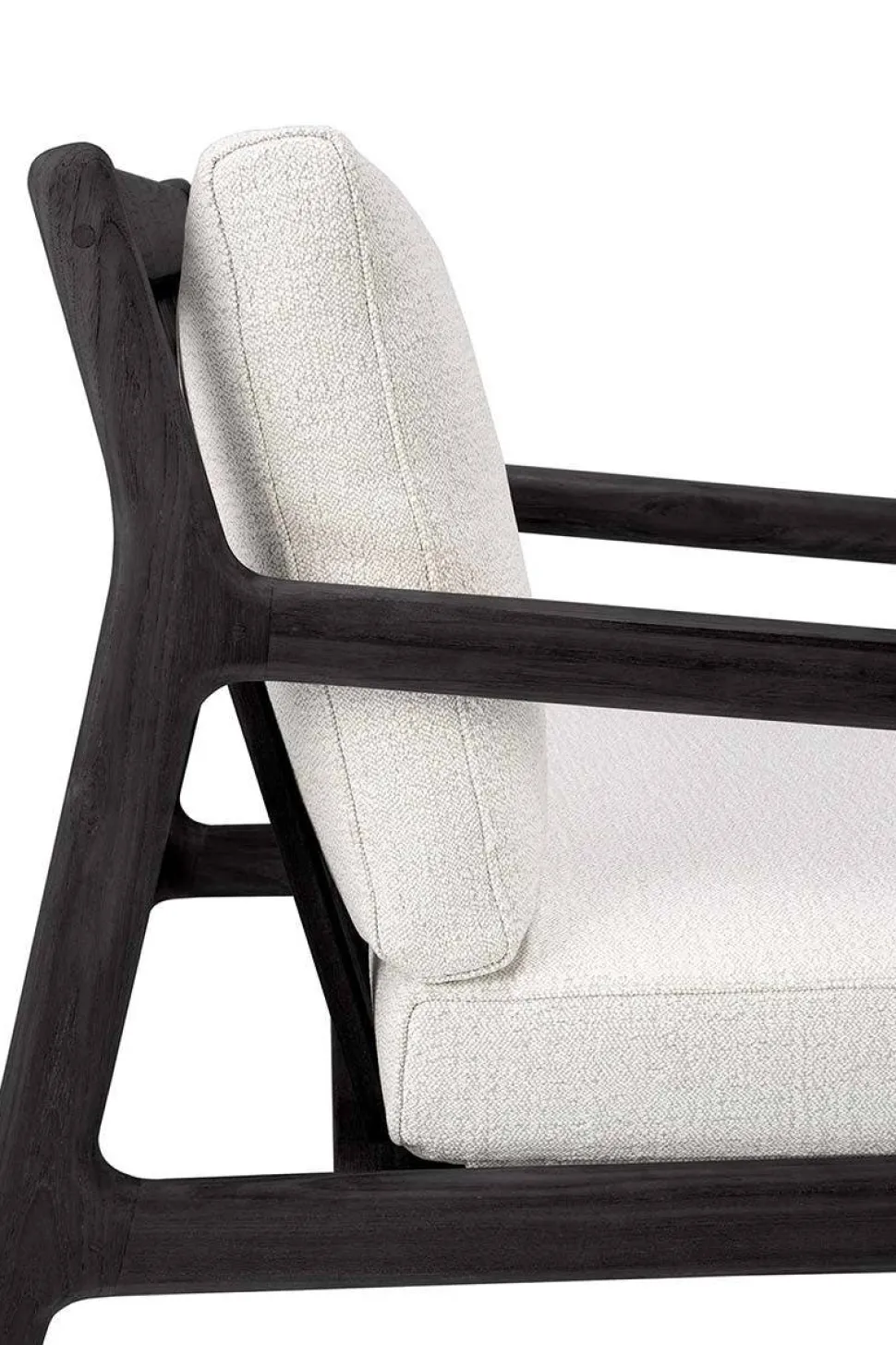 Jack Outdoor Loungefåtölj | Svartlackad, Off White