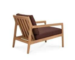 Jack Outdoor Loungefåtölj | Teak, Burgundy