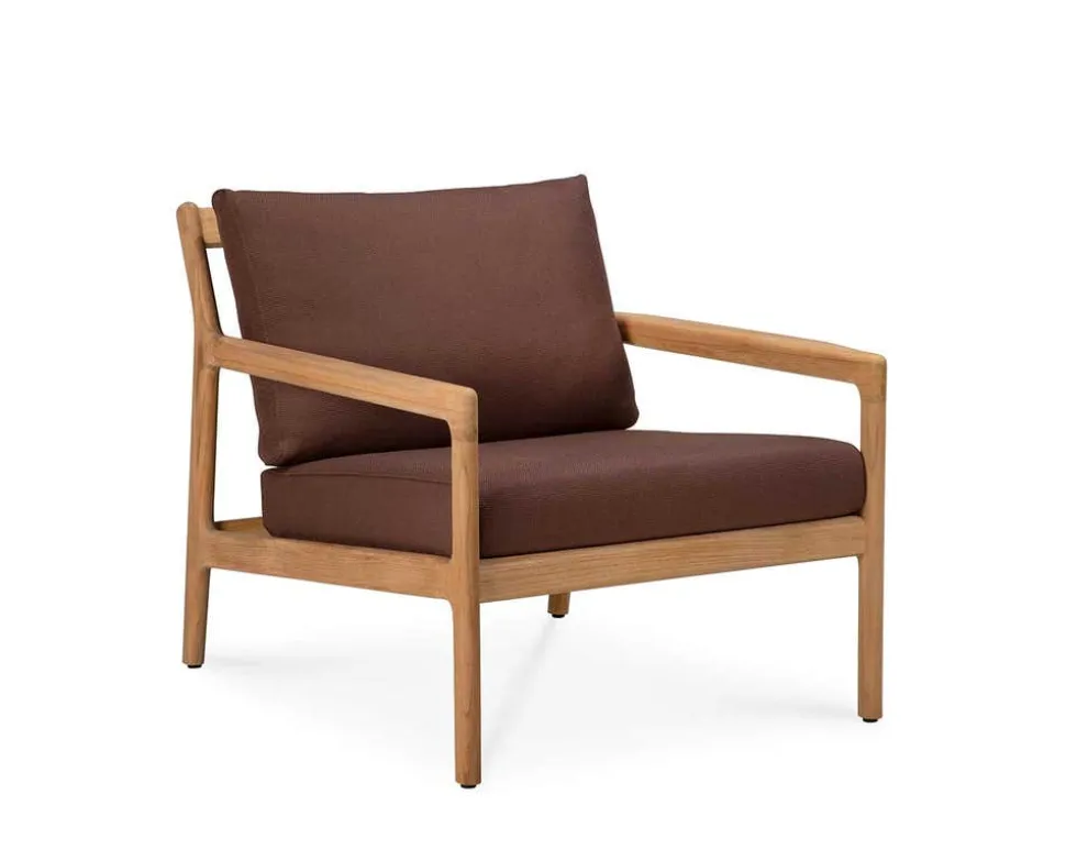 Jack Outdoor Loungefåtölj | Teak, Burgundy