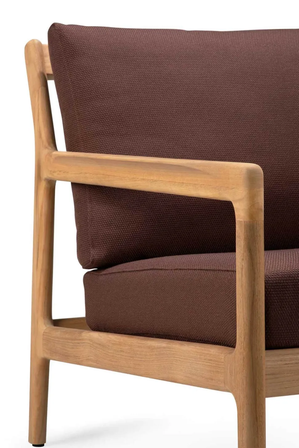 Jack Outdoor Loungefåtölj | Teak, Burgundy