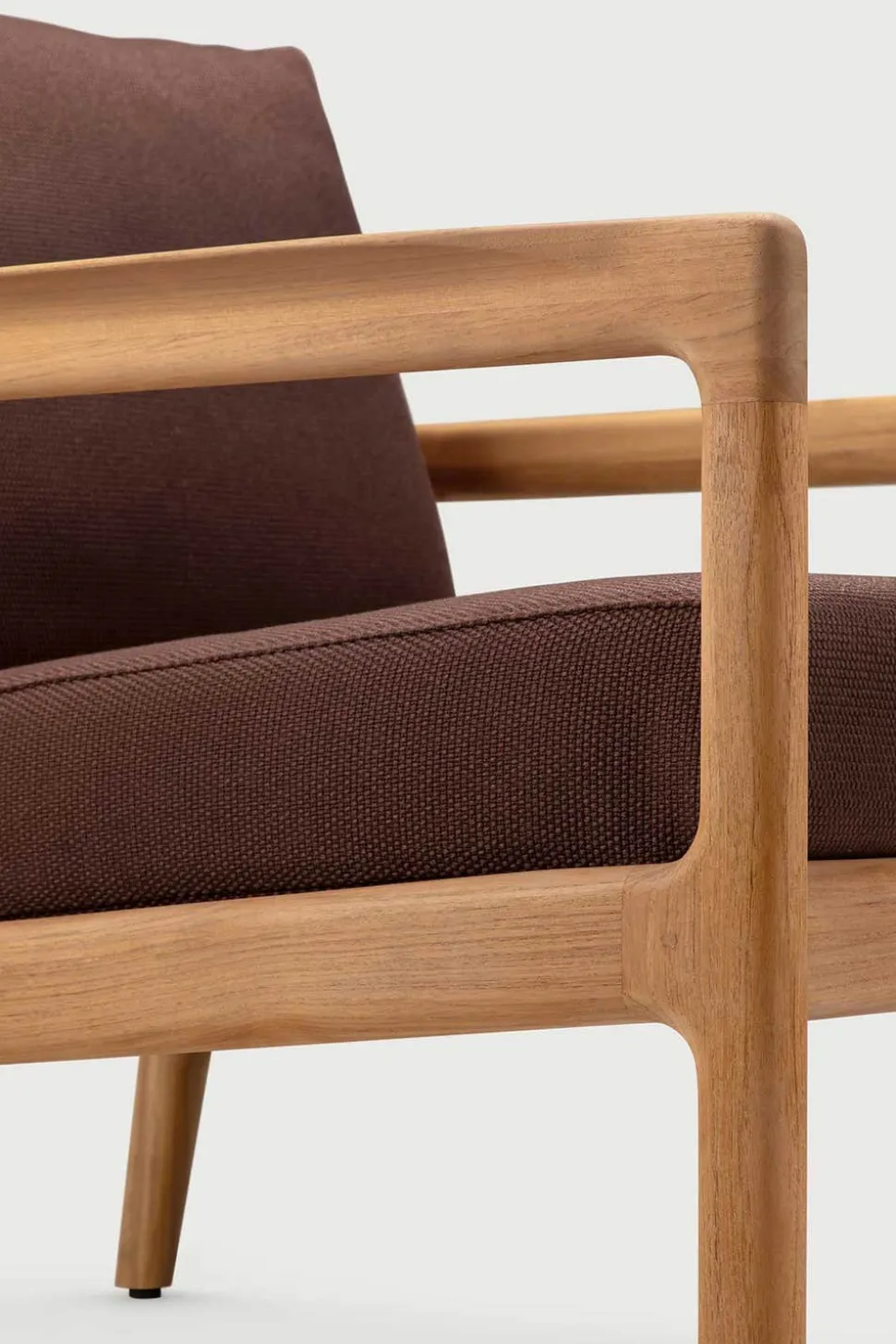 Jack Outdoor Loungefåtölj | Teak, Burgundy