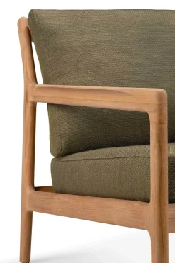 Jack Outdoor Loungefåtölj | Teak, Green