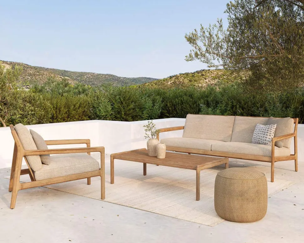 Jack Outdoor Loungefåtölj | Teak, Natural