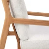Jack Outdoor Loungefåtölj | Teak, Off White
