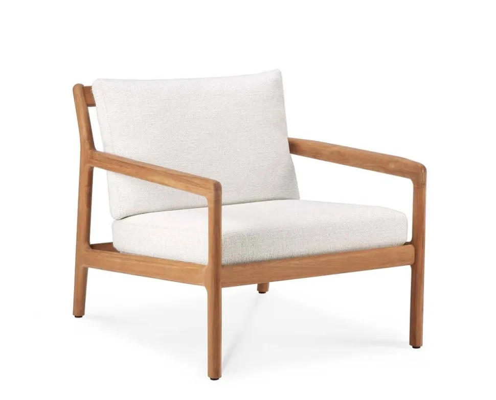 Jack Outdoor Loungefåtölj | Teak, Off White