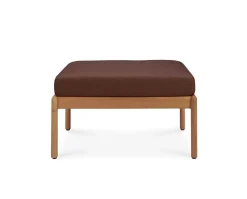 Jack Outdoor Pall | Teak, Burgundy