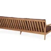 Jack Outdoor 3-sits Soffa | Teak, Burgundy