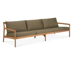 Jack Outdoor 3-sits Soffa | Teak, Green