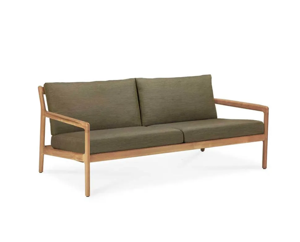Jack Outdoor 2-sits Soffa | Teak, Green