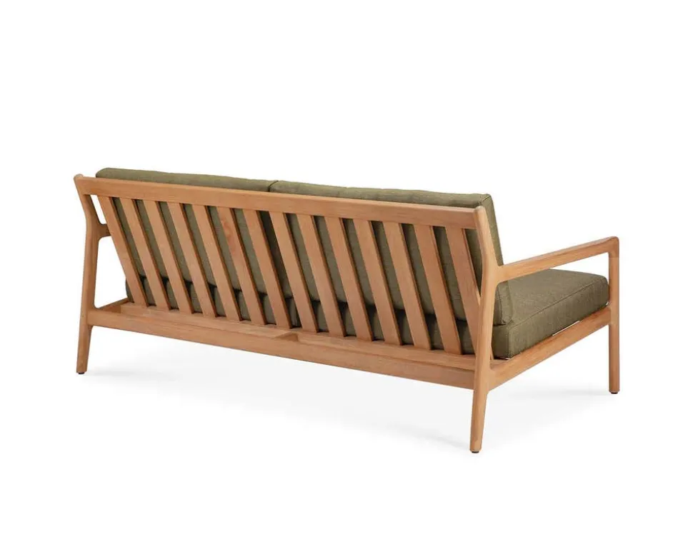 Jack Outdoor 2-sits Soffa | Teak, Green