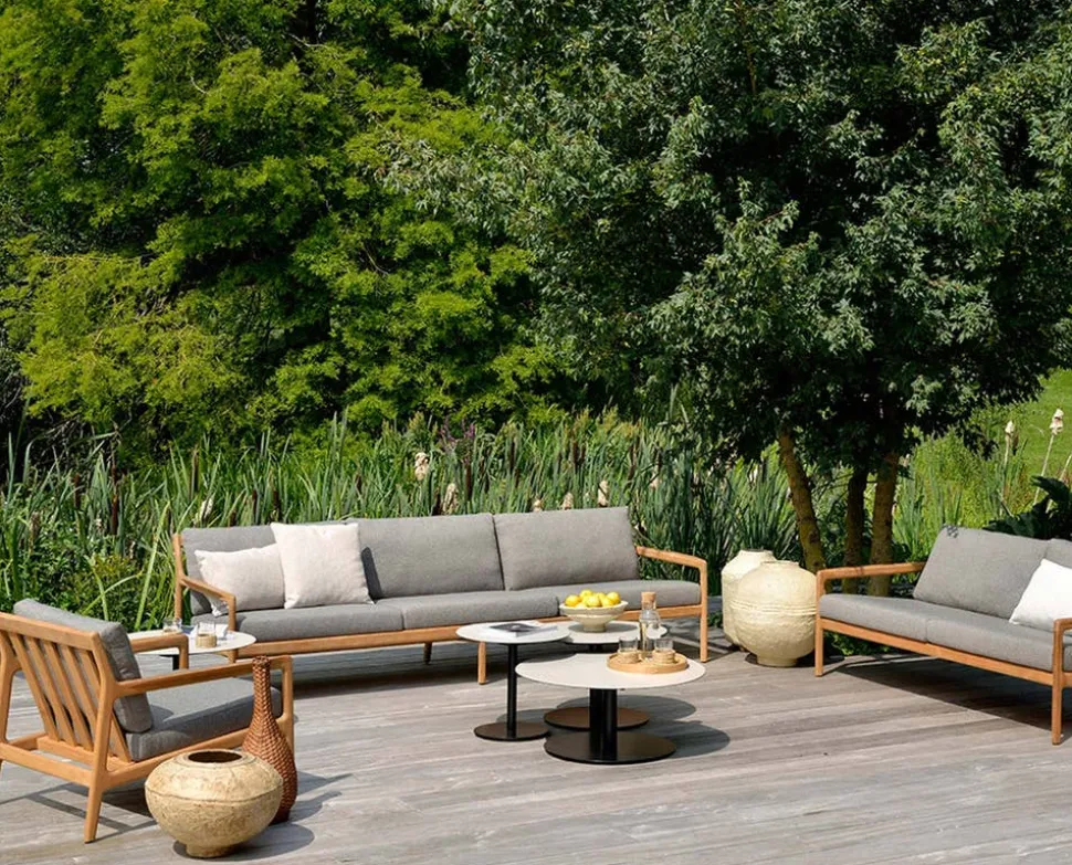 Jack Outdoor 3-sits Soffa | Teak, Mocha