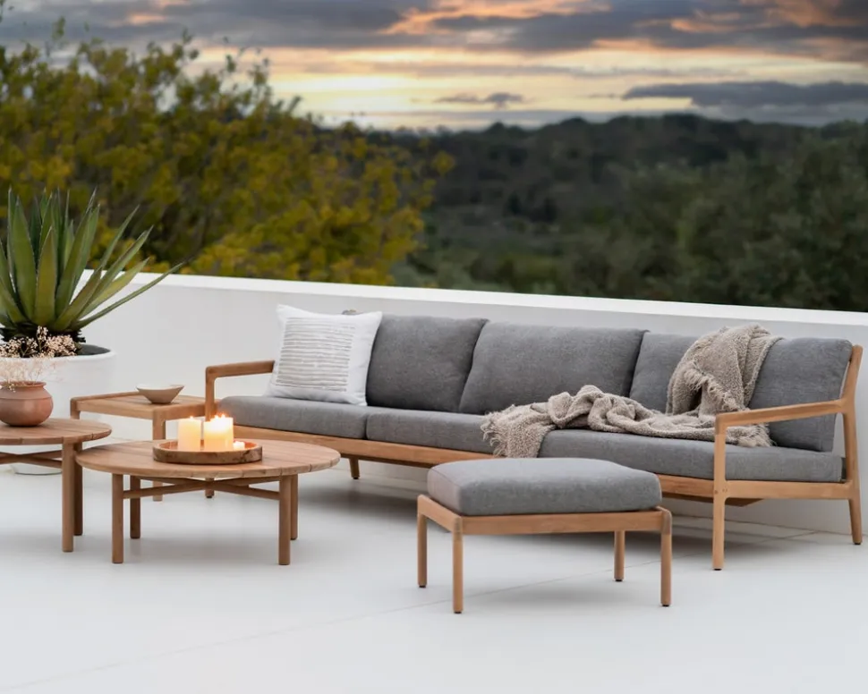 Jack Outdoor 3-sits Soffa | Teak, Mocha