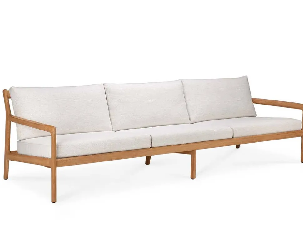 Jack Outdoor 3-sits Soffa | Teak, Off White