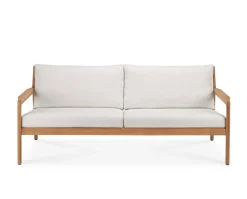 Jack Outdoor 2-sits Soffa | Teak, Off White
