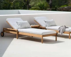 Jack Outdoor Solsäng Teak | Green