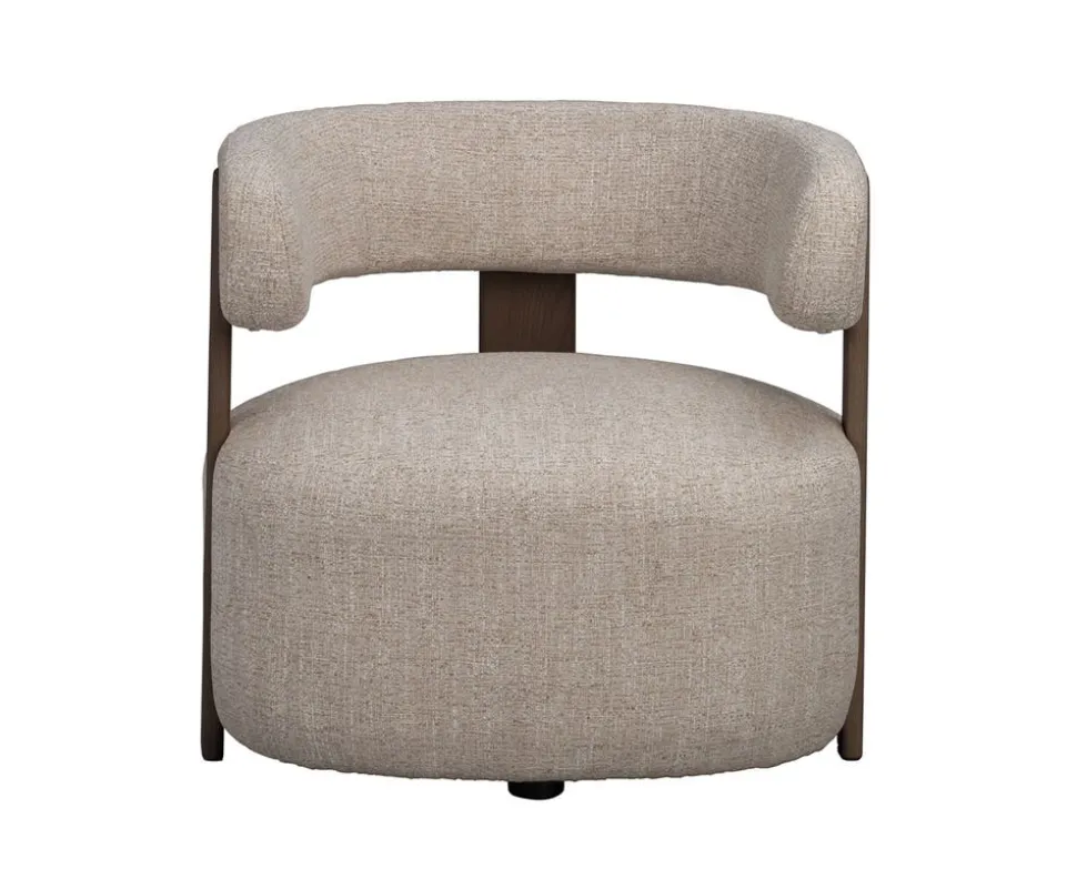Jenison Loungestol | Ljusbeige/Brun Ek