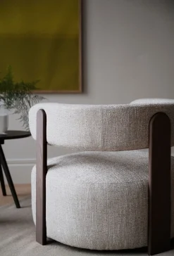 Jenison Loungestol | Ljusbeige/Brun Ek
