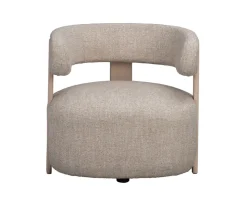 Jenison Loungestol | Ljusbeige/Vitpigmenterad Ek