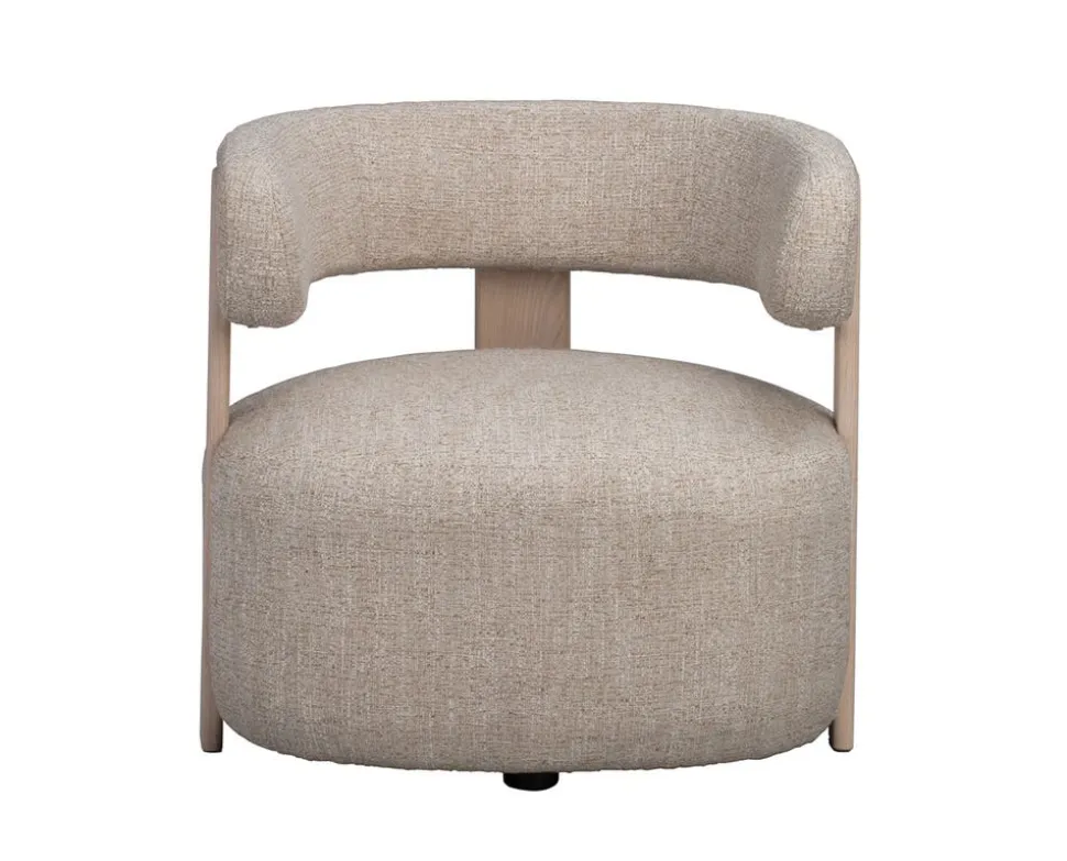 Jenison Loungestol | Ljusbeige/Vitpigmenterad Ek