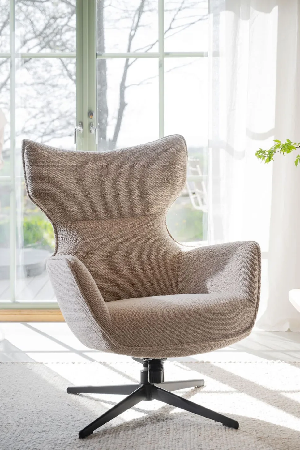 Jenkins Relaxfåtölj med pall
