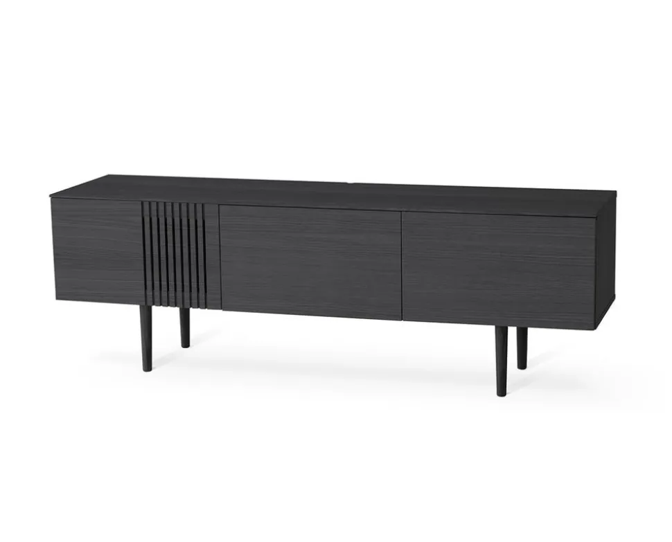 Joel Mediabänk 150 cm | Svartbetsad Ek