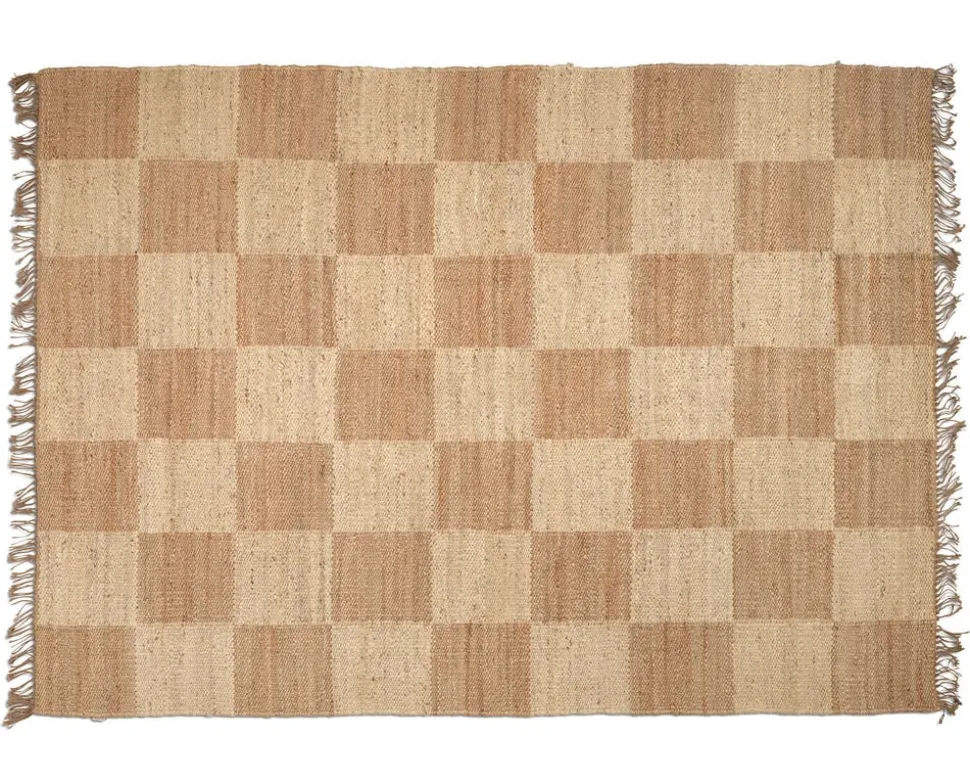 Jute Squares Matta 170x230 Natural