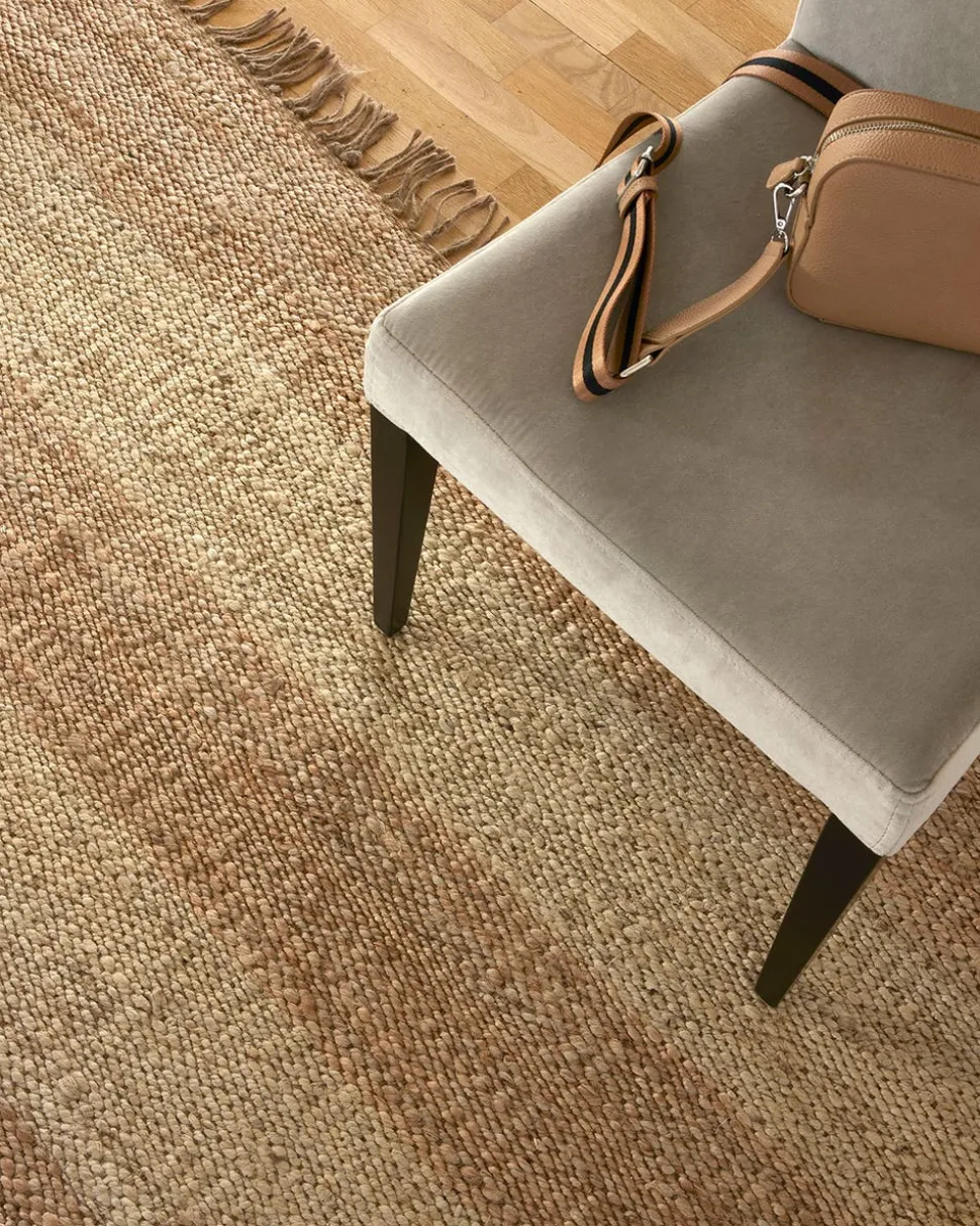 Jute Stripes Matta 170x230 Natural
