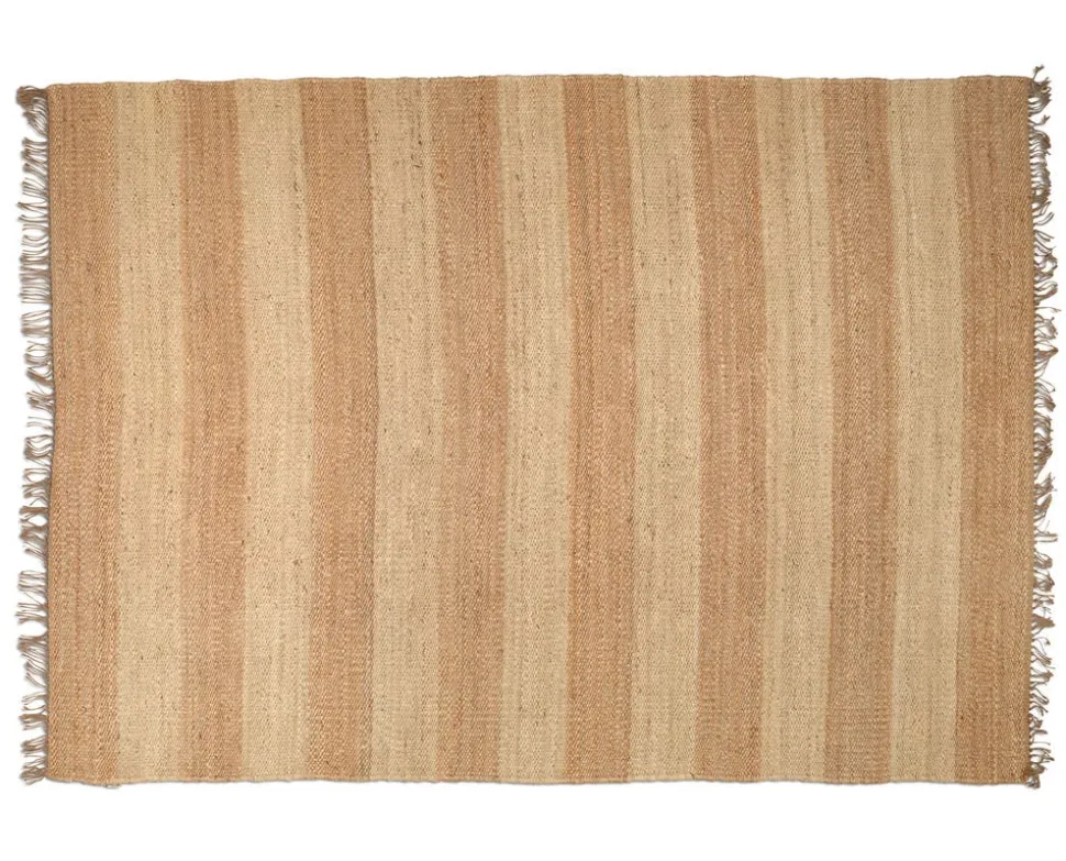 Jute Stripes Matta 200x300 Natural