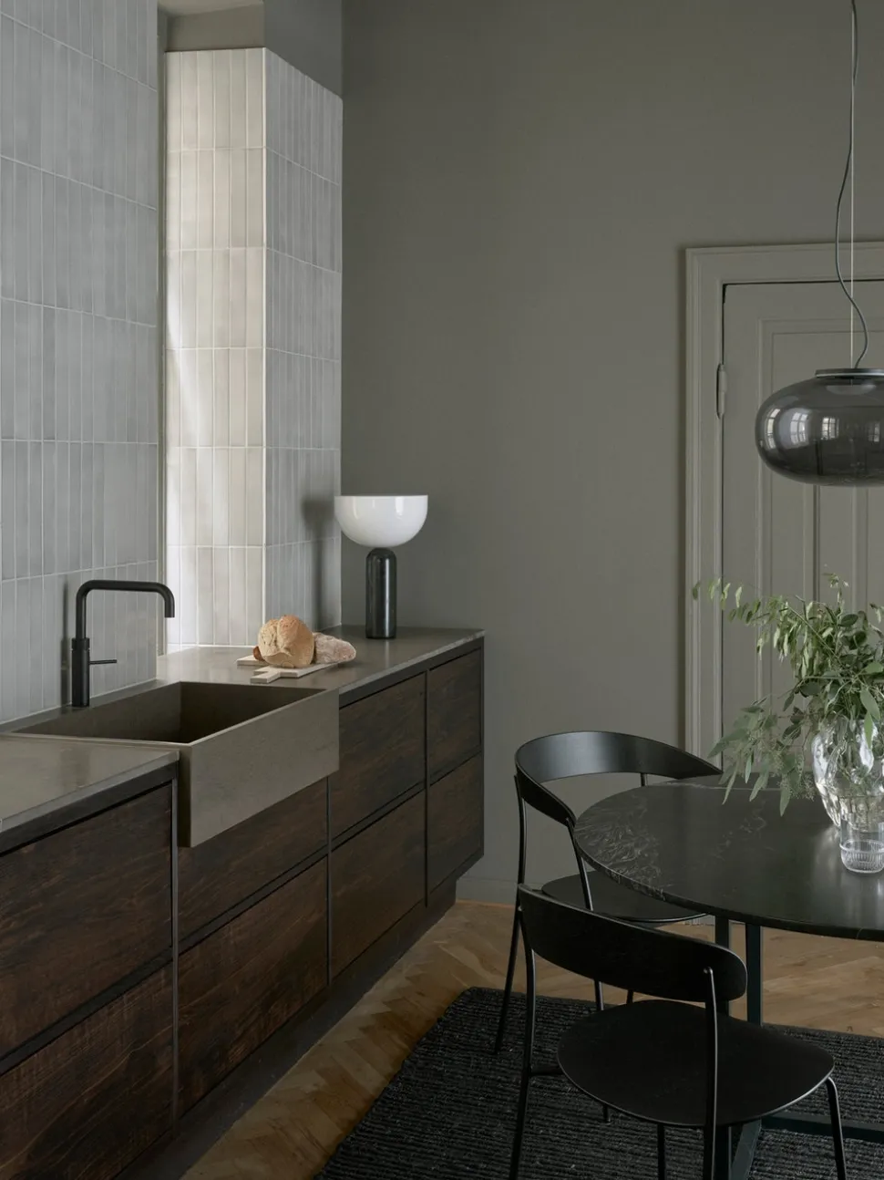 Karl-Johan Pendel Rökt glas Small