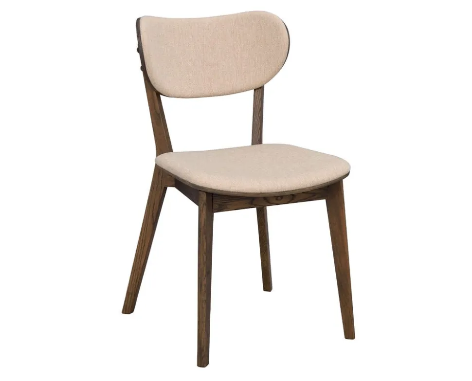 Kato Stol | Brunlackad Ek, Beige