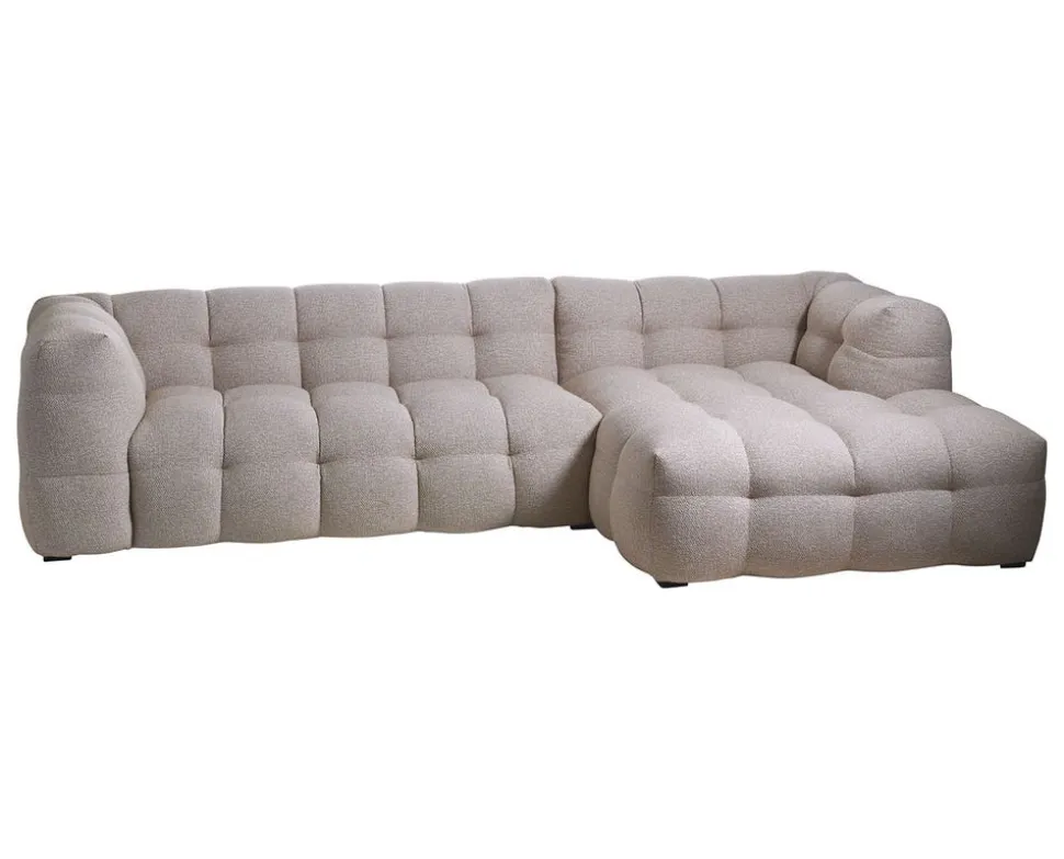 Kendall Divansoffa 3-sits, Höger | Tyg 11 Beige