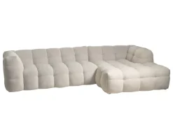 Kendall Divansoffa 3-sits, Höger | Tyg 01 Nature
