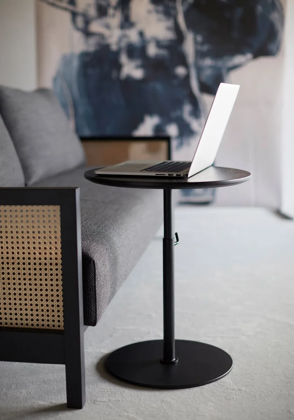 Kiffa sidobord | Lackad ek Ø45