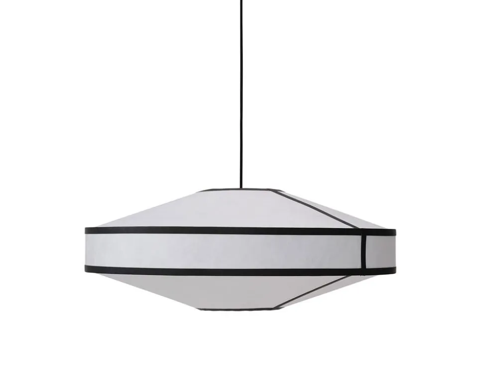 Kite Pendel | Svart/Vit Ø75