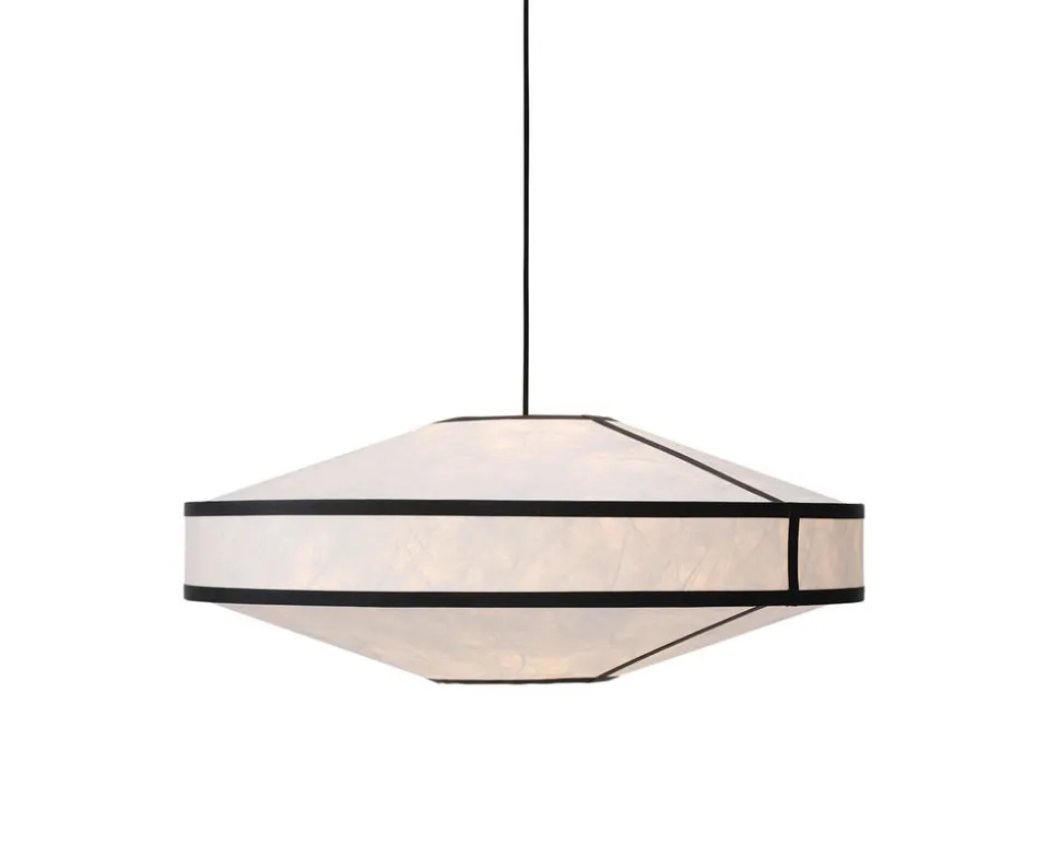 Kite Pendel | Svart/Vit Ø75