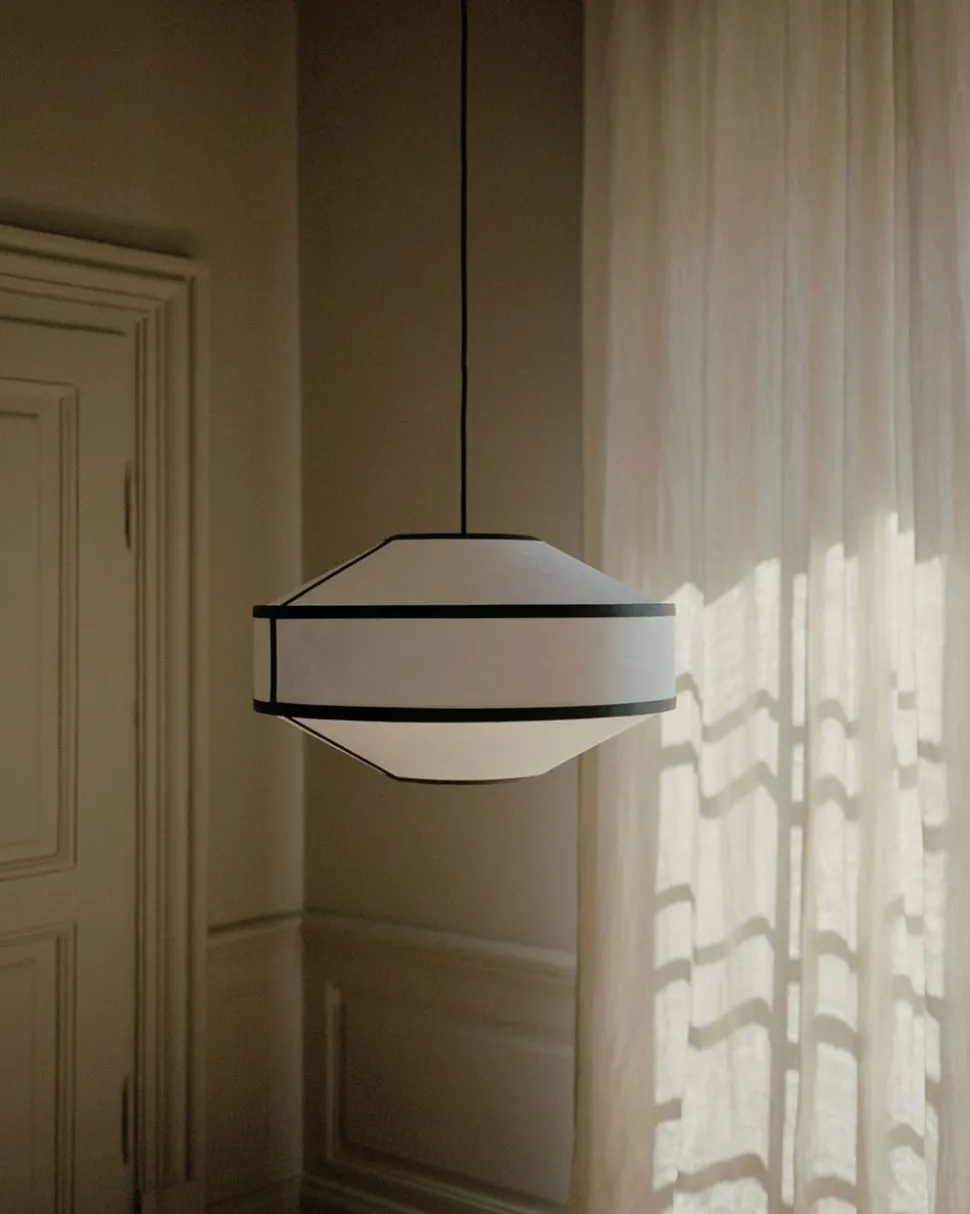 Kite Pendel | Svart/Vit Ø55