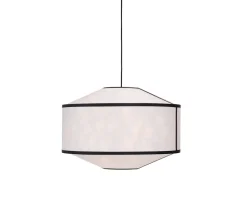 Kite Pendel | Svart/Vit Ø65