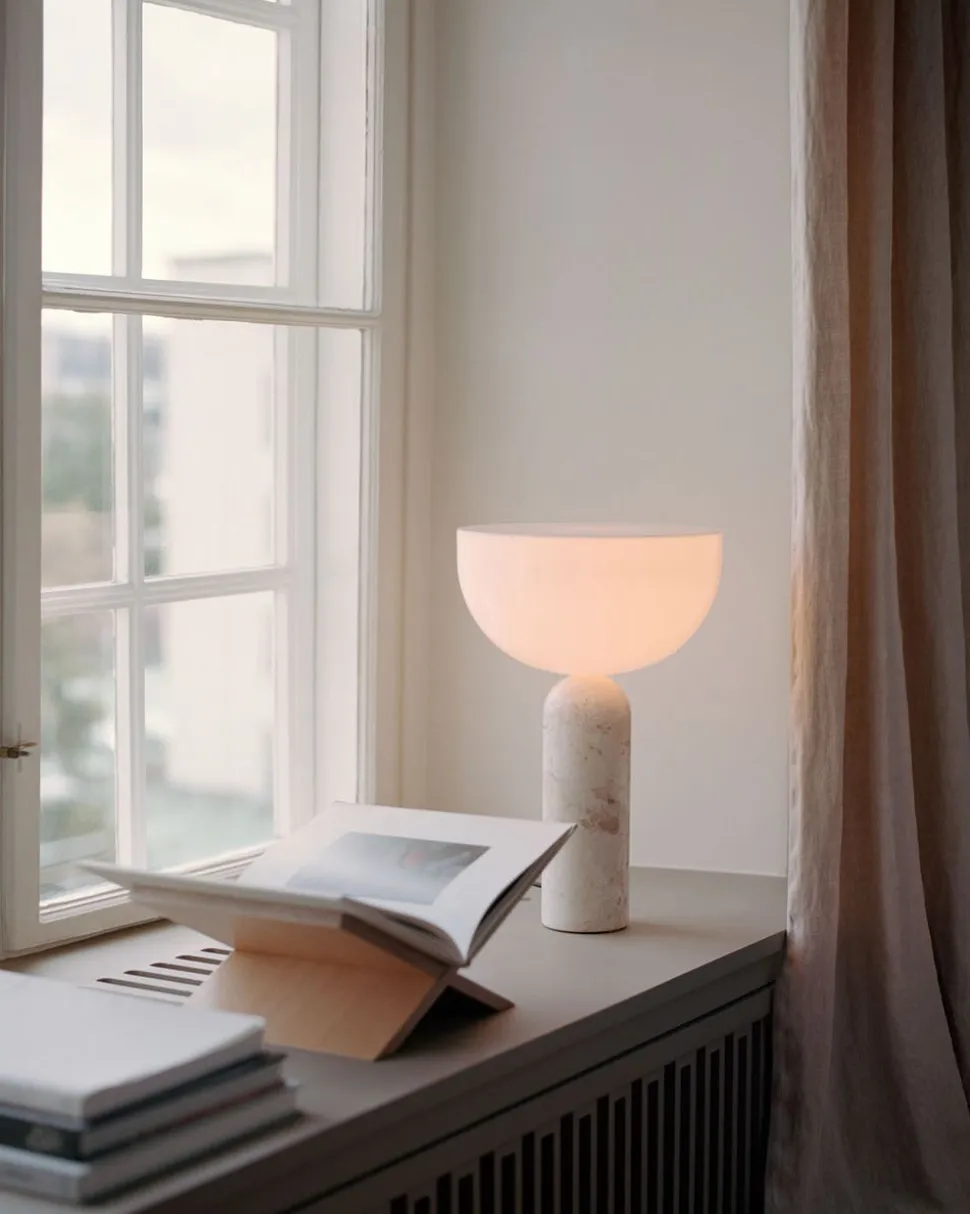 Kizu Bordslampa Large | Kunis Breccia Marmor