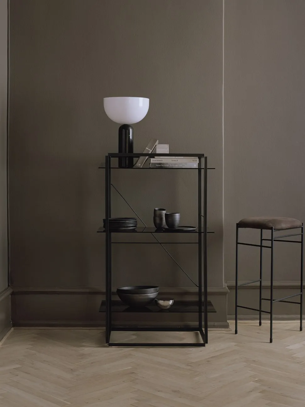 Kizu Bordslampa Large | Svart Marmor