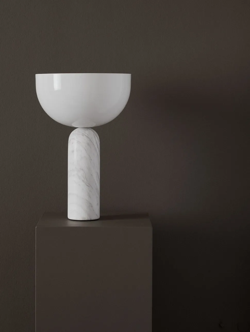 Kizu Bordslampa Large | Vit Marmor