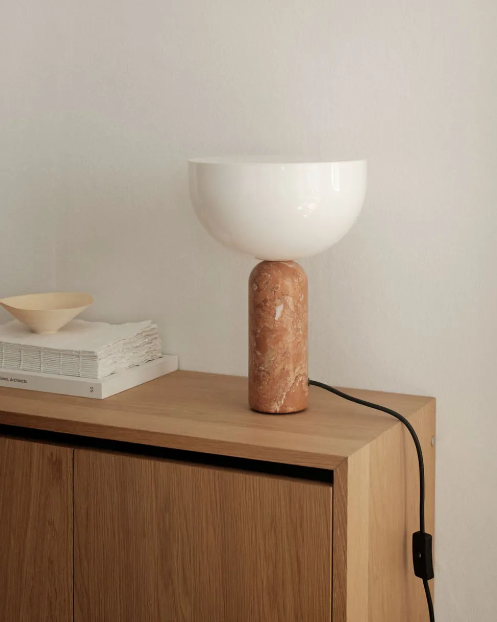 Kizu Bordslampa Small | Breccia Pernice Marmor