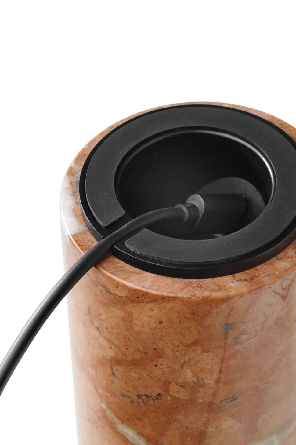 Kizu Portabel Bordslampa | Breccia Pernice Marmor