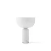 Kizu Portabel Bordslampa | Vit Marmor