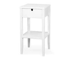 Klinte Sängbord | Vitlack