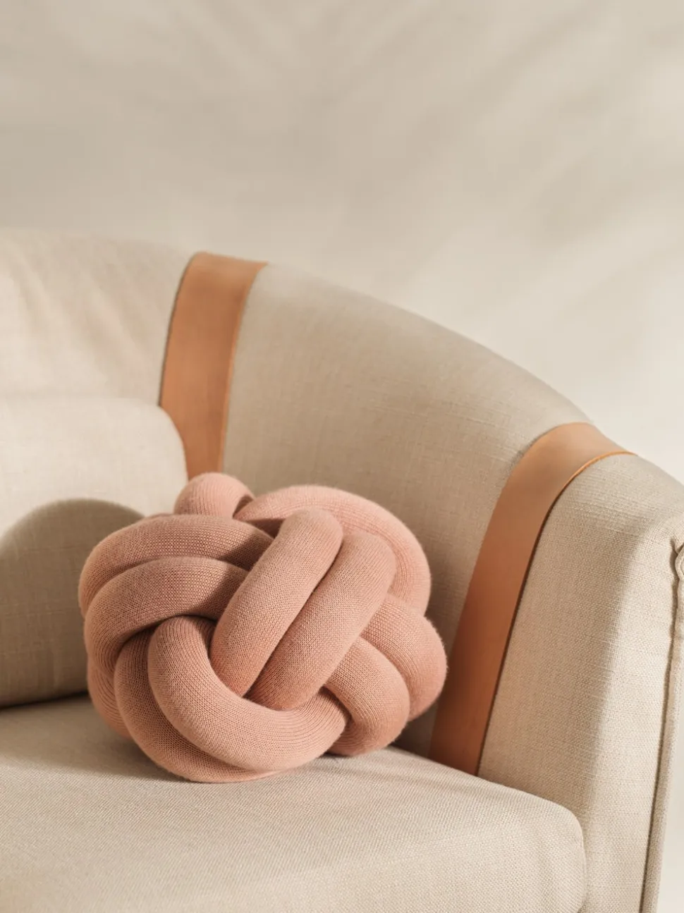 Knot Cushion | Dusty Pink